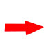 FLECHA ADHESIVA SUELO 5x20 ROJO B/10