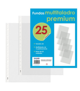 FUNDA MULT.DOHE PP A4 16 TL. P/25