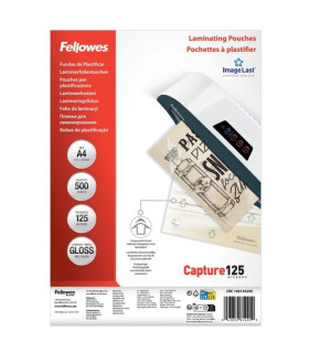 FUNDA PLASTIF. FELLOW. A4 125µ P/500