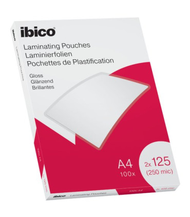 FUNDA PLASTIF. IBICO A4 125µ P/100