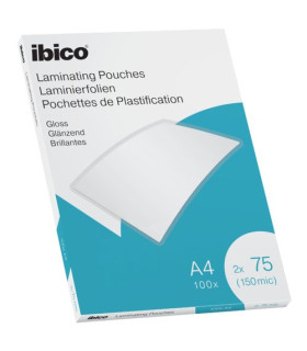 FUNDA PLASTIF. IBICO A4 75µ P/100