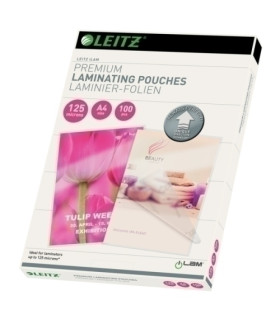 FUNDA PLASTIF. LEITZ A4 125µ P/100