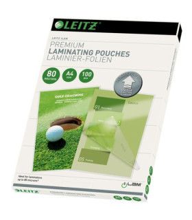 FUNDA PLASTIF. LEITZ A4 80µ P/100