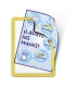 FUNDA TARIFOLD MAGNETO A4 AMARIL. PACK 2