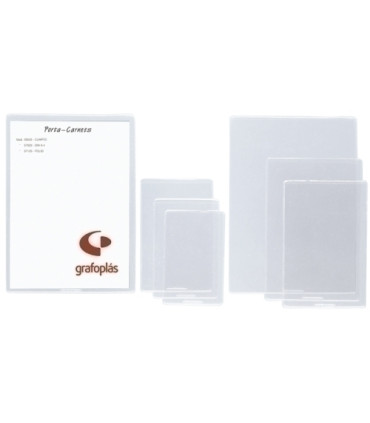 FUNDA CARNET GRAF.PVC 150µ 70x108 P/50