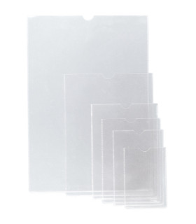FUNDA CARNET GRAF.PVC 150µ 102x150 P/50