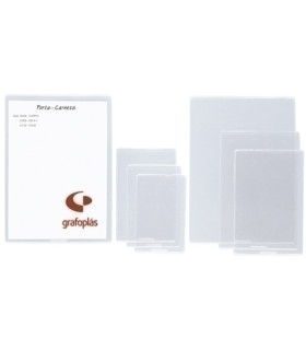 FUNDA CARNET GRAF.PVC 200µ 60x102 P/40