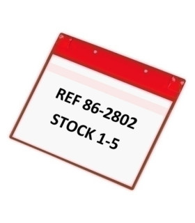 FUNDA TARIFOLD NEODIMIO A5 HZ. ROJO C/5