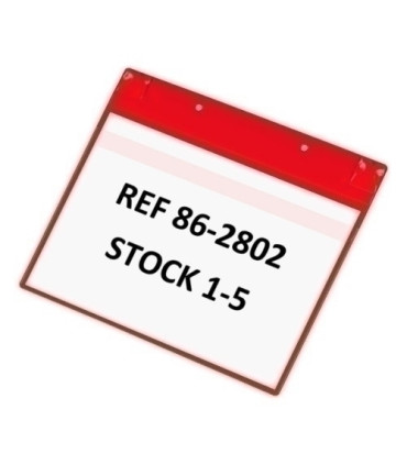 FUNDA TARIFOLD NEODIMIO A5 HZ. ROJO C/5