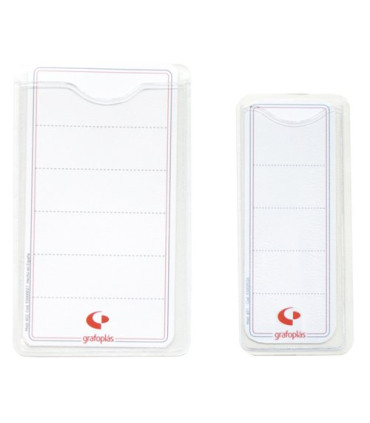 FUNDA TARJ. GRAF.VISOR ADHE. INCOL. P/10