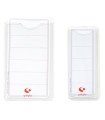 FUNDA TARJ. GRAF.VISOR ADHE. INCOL. P/10