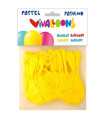 GLOBO FASHION PASTEL AMARILLO BOLSA 20