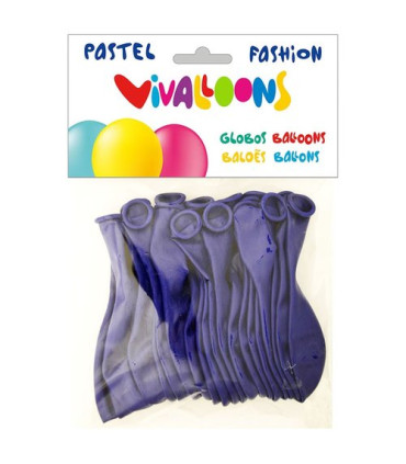 GLOBO FASHION PASTEL AZUL MARINO B. 20
