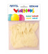 GLOBO FASHION PASTEL BLANCO BOLSA 20