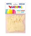 GLOBO FASHION PASTEL BLANCO BOLSA 20