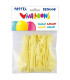 GLOBO  PASTEL AMARILLO CLARO BOLSA DE 10