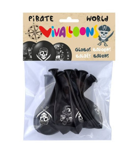 GLOBO PIRATAS BOLSA DE 8