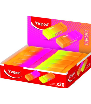 GOMA BORRAR MAPED NEON EXP.20