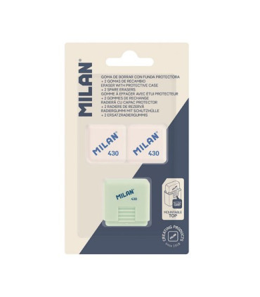 GOMA BORRAR MILAN 430 C/FUNDA B/1