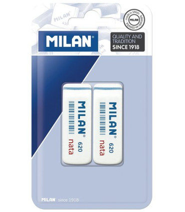 GOMA BORRAR MILAN 620 NATA BLISTER 2