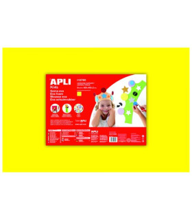 GOMA EVA APLI 40x60 AMARILLO P/5