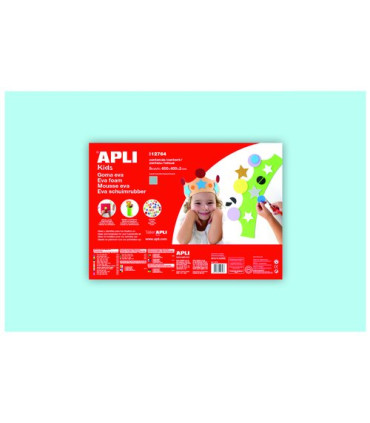 GOMA EVA APLI 40x60 AZUL CLARO P/5