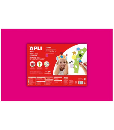 GOMA EVA APLI 40x60 FUCSIA P/5