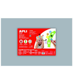 GOMA EVA APLI 40x60 GRIS P/5