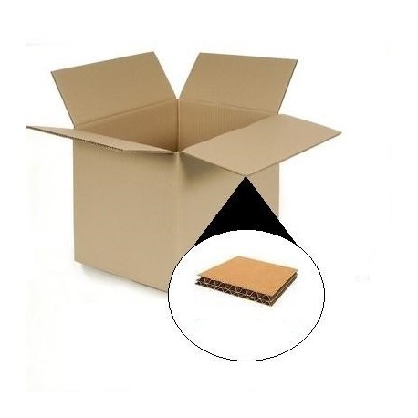 Pack de 20 Cajas de Cartón 300 x 200 x 150 mm en Canal DOBLE Alta Calidad Reforzado