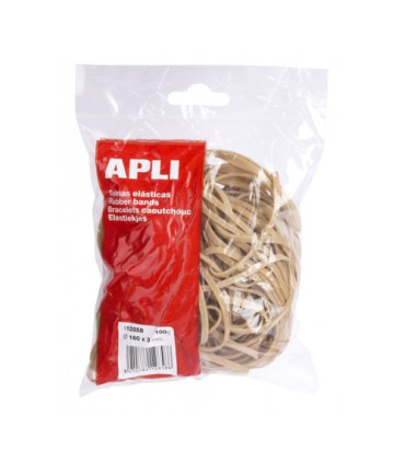 GOMAS ELAST.APLI BOLSA 100g 160x3 mm