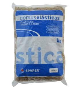 GOMAS ELAST. BOLSA 1 Kg 140 mm Nº14