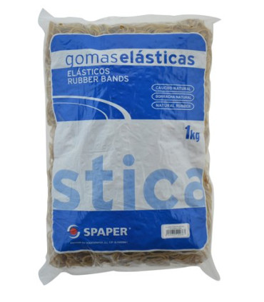 GOMAS ELAST. BOLSA 1 Kg 140 mm Nº14