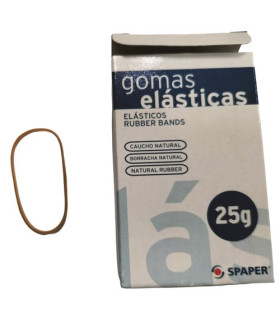 GOMAS ELAST.SPAPER Cj.  25 gr  60 mm