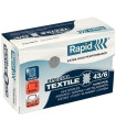 GRAPAS RAPID TEXTIL 43/6 GALV.cj.10000