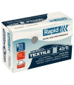 GRAPAS RAPID TEXTIL 43/8 GALV.cj.10000