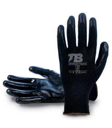 GUANTES TB POL/NITRILO T-8 NEGRO