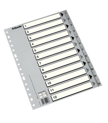 INDICE ESSELTE PP NUM.Fº ps.1-12 IND.B/N
