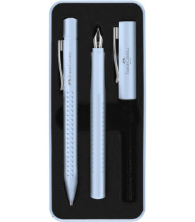 JUEGO BOL+PLUMA FABER GRIP 2010 BLUE