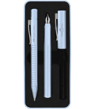 JUEGO BOL+PLUMA FABER GRIP 2010 BLUE