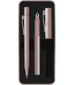 JUEGO BOL+PLUMA FABER GRIP 2011 ROSE