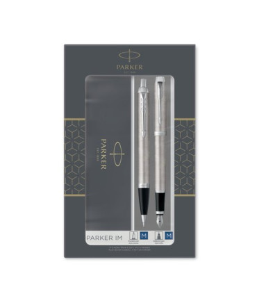 JUEGO BOL+PLUMA PARKER IM ACERO CT