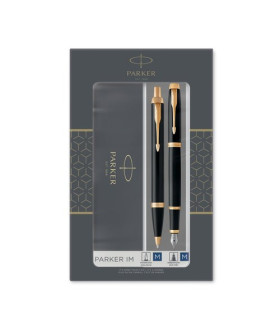 JUEGO BOL+PLUMA PARKER IM NEGRO GT