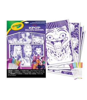 JUEGO CRAYOLA K-POP MAXI POSTER 10 ROTUL