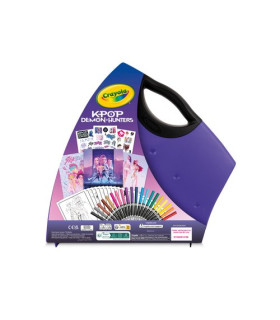 JUEGO CRAYOLA K-POP MALETIN TRENDY 65 PZ
