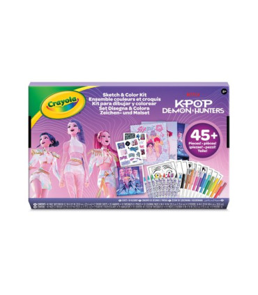 JUEGO CRAYOLA K-POP SET ACTIVIDADES 45 P