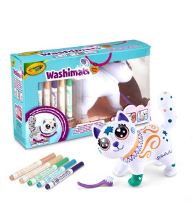 JUEGO CRAYOLA WASHIMALS JUMBO PETS
