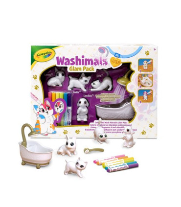 JUEGO CRAYOLA WASHIMALS SET NUEVA BAÑERA