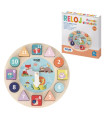 JUEGO DOHE RELOJ FORMAS ENSARTABLES