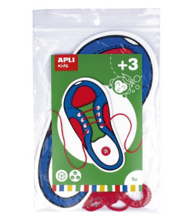 JUEGO EDUC. APLI ATA ZAPATOS CORDON 1 UD