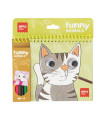 JUEGO EDUC.APLI BLOC COLOREAR FUNNY ANIM